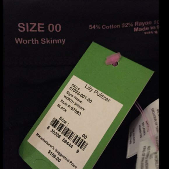 Lilly Pulitzer Worth Stretch Sateen Skinny Pant - Picture 8 of 9